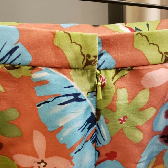 Cynthia Howie Maggy Boutique Skirt Set Silk 14W - Picture 7 of 10